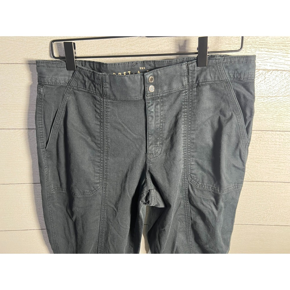 White House Black Market WHBM 32x27 Pret-A-Pedi Pant Women 10 Mid Rise Roll Tab - Picture 9 of 11